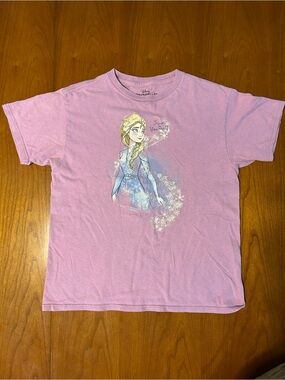 Disney Purple Girls' Elsa Graphic Tee